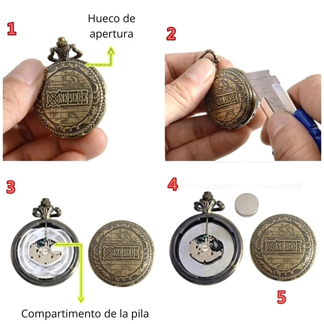 Reloj pirata de bolsillo